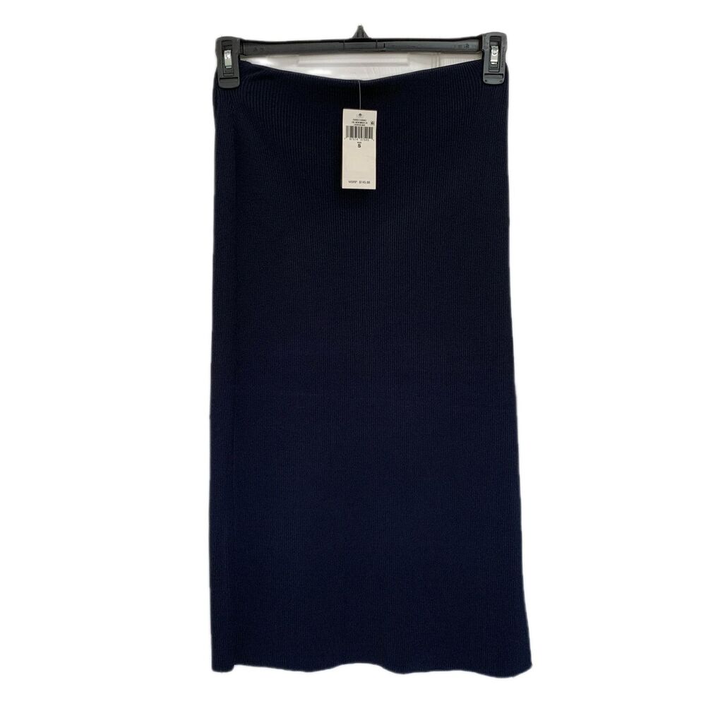 Lauren Ralph Lauren Women’s NWT Navy Blue skirt w/slit onside size small